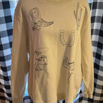 Wrangler  Cream Western Graphic Sweater Photo 0