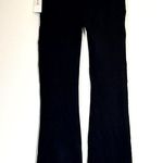 Good American NWT Rib Seamless Flare Pants in Black - 3/4 (Large/Extra Large) Photo 7