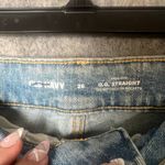 Old Navy  Woman Plus Size 26 high rise O.G. Straight Blue denim shorts‎ Photo 1