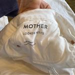 Mother Jeans Looker Petite Glass Slipper White Cropped Womens 32 Ankle Photo 6