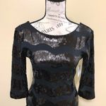 Charlotte Russe Black Sequin Night Out Small Dress Photo 3