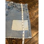 Westbound  Patchwork Blue Jean Cut off Shorts Women 14 Summer Artsy Fringe Grunge Photo 7