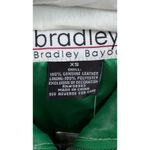 Bradley Bayou Genuine Leather Jacket Green Zip Moto Style XS NWT Photo 4