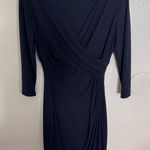 Ralph Lauren  Deep Blue Long Sleeve Dress Photo 0