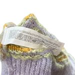 Mango Knit Sweater Vest Scallop Hem Pastel Purple Yellow Size Small Photo 10