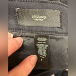 EXPRESS  Jeans Women’s Leggings Mid Rise Black Ripped Front Sz 6 Mint Photo 7