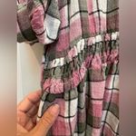 Torrid Plaid Babydoll Crinkle Flannel Gauze Button Up Short Sleeve Plus Size 1X Photo 7