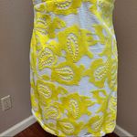 Maeve  by Anthropologie NWT Yellow Embroidered Lace Mini Dress Size 6 Photo 3