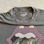 American Eagle  Rolling Stones T-Shirt Gray XS Graphic Tongue Logo Photo 1