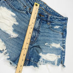 American Eagle Women's Size 4 Strigid Distressed Denim Cutoff Shorts Blue Photo 11