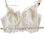 Avidlove Elegant White Lace Bralette size medium Photo 8