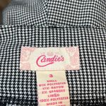 Candie's  Black & White Houndstooth Folded Hem Shorts-3 Photo 2