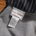 Vintage Napa valley Embroidered Vest Black Size XL Photo 3