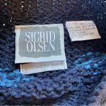 Sigrid Olsen Vintage 80s/90s  Abstract Coogi Style Mockneck Pullover Knit Sweater Photo 6