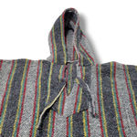 Baja Sweater Size Large Baja Hoodie Mexico Mexican Style Knit Sweatshirt Unisex Sweater W/ Flaw Small Tear/Rip Multiple Photo 2