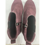 Easy Spirit Womans Sepapaya 8 M Burgandy Suede Zip Hidden Wedge Bootie NWOT Photo 5