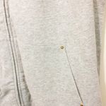 LRL women's L sleeveless full zip mock neck pocketed jogger vest jacket Gray Size L Photo 1