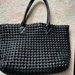 Weaved tote bag Black Photo 0