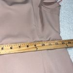 TCEC  women's small blush asymmetrical dress ruffle sleeves & hem bridesmaids NWT Photo 4