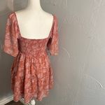 Justify  Rust Floral Mini Dress Photo 3