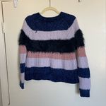 ASOS Multi color faux fur knit sweater Photo 1