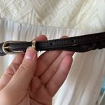 Three Pink Hearts  creamy white mini dress with braided brown belt Photo 3