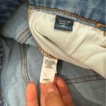 J.Jill Denim High Rise Straight Leg Crop Light Wash Blue Pull On Size 16 Petite Photo 6