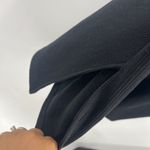 Madewell  Women's Black Ribbed pocket side slit t-shirt midi dress XL Photo 4