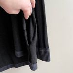 Michael Stars Hooded Open Fron Cardigan Sweater in Charcoal Gray, One Size Photo 5