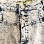 Vienna 80s High Rise Denim Shorts Acid Wash Button Fly Size 13 80s 90s Style Photo 1