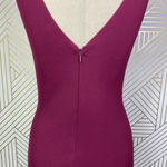 Aritzia Babaton Louie Dress Shift Sheath Mini Magenta Maroon Red Size US 4 Photo 9