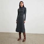 Rails Margaret Dress in Charcoal in Charcoal Photo 4