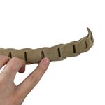 Women’s Western Cowgirl Boho Link Suede Leather Belt in Tan Photo 8