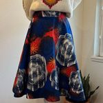 Vintage 70s Handmade Mod Cloud Sunshine Printed A Photo 11