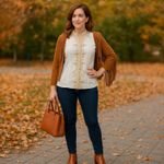 Saint Tropez West Women Sleeveless Embroidered Linen Blouse Top L Boho Layering Photo 1