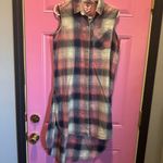 Grace Sleeveless Plaid High Low Dress Photo 1