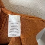 RONNY KOBO Laine Pleated Shimmer Knit Midi Maxi Skirt Size Small Orange Photo 8