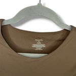 Nuuds Womens Long Sleeve Thong Bodysuit Brown Size Medium Photo 1