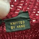 Charter Club Vtg 90’s handknit zoo theme sweater small wool Giraffe Zebra Photo 5