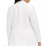 Bar III Double-Breasted Windowpane Blazer Size 1X Photo 6