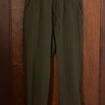 Lululemon  On The Fly 23 Inch Crop Olive Green Size 4 Leggings Photo 3