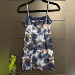 Urban Outfitters  Silky Starburst Tie Dye Bodycon Mini Dress Sleeveless Sz XS EUC Photo 2