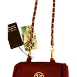 Badgley Mischka Crossbody Purse Red Vegan Leather Phone Pocket Small NWT Photo 8