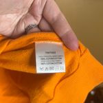 Carven Papaya Orange Banana Embroidered Cotton Molleton Size Small Photo 5