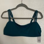 Shade & Shore Teal Bikini Top Photo 0