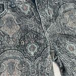 Free People  Corduroy Paisley Straight Leg Jeans Photo 2