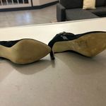 Ann Taylor Boots by  Chic Black Heeled Boots with Buckle Detail 9M Photo 3