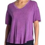 Abound  Women’s Washed V-neck High-Low Short Sleeve T-shirt Photo 7