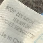 Lane Bryant  Light Carolina Blue Textured Crochet Lace Blouse Plus Size 22 / 24 Photo 5