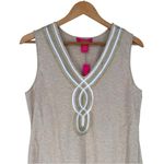 Catherine Malandrino French Terry Dress in Oatmeal Heather size Medium Cotton Photo 1